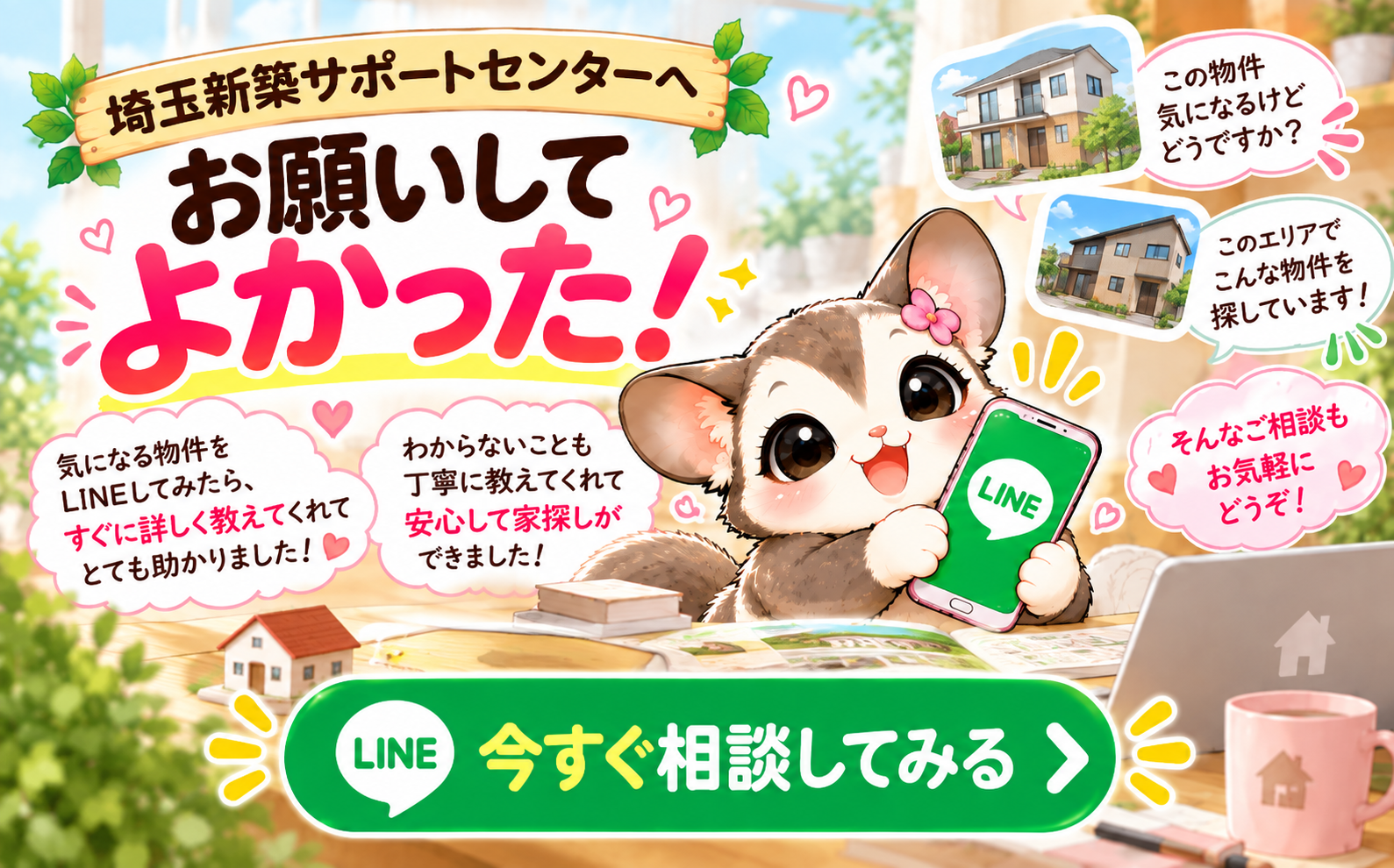 埼玉新築サポートセンターへお願いしてよかった！